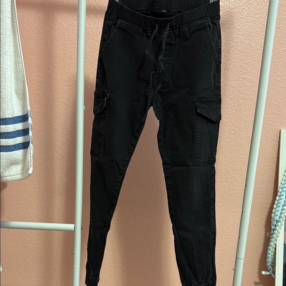 Almost Famous Charcoal Jogger Pants